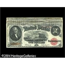 1917 Deuces.Fr. 58 $2 1917 Legal Tender VFFr. 59 $2 191 1917 Deuces.