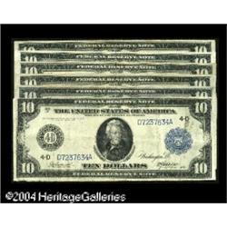 1914 $10 Federal Reserve Note, Fr-919b, Very Fine-Extre Cleveland $10 FRNs.