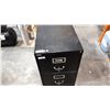 Image 2 : BLACK 2 DRAWER FILING CABINET