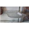 Image 1 : HEAVY CUT PINWHEEL CRYSTAL SERVING DISH