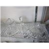 Image 2 : LOT OF 4 HEAVY CUT PINWHEEL CRYSTAL BELL, CANDY DISH, CUP