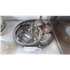 Image 1 : STERLING WEIGHTED S+P AND SILVER PLATE SERVING PIECES
