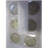 Image 2 : 6 CANADIAN 50 CENT COINS 1954-60