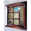 Image 2 : 6 GEM STONE HEARTS IN BOX