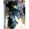 Image 2 : 2 AFRICAN WALL HANGINGS AND LEPARD ON CANVAS