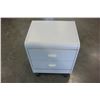 Image 1 : 2 DRAWER ROLLING NIGHTSTAND