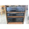 Image 2 : PAIR OF YAMAHA NS-A637 SPEAKERS AND YAMAHA SOUND SYSTEM IN CABINET