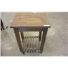 Image 2 : WOOD KITCHEN CART