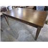 Image 1 : ASHLEY SIGNATURE FLOOR MODEL DINING TABLE WITH 6 DRAWERS, MINOR DAMAGE ON ONE CORNER, RETAIL $899
