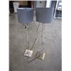 Image 1 : 2 IKEA ADJUSTABLE MODERN STANLESS FLOOR LAMPS