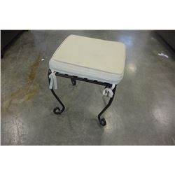 METAL BASE FOOT STOOL