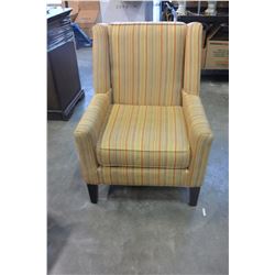 STRIPED STYLUS ACCENT CHAIR