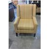 Image 1 : STRIPED STYLUS ACCENT CHAIR