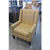 Image 2 : STRIPED STYLUS ACCENT CHAIR