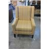 Image 1 : STRIPED STYLUS ACCENT CHAIR