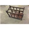 Image 1 : MAHOGANY MAGAZINE RACK