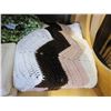 Image 2 : VINTAGE KENMORE HAIR AND NAIL DRIER AND URBAN BARN THROW PILLOWS AND KNITTED AFGON