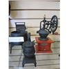 Image 2 : CAST METAL STOVE AND WASHMACHINE AND SMALL COFFEE GRINDER