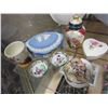 Image 1 : LOT OF EASTERN MINI DISHES AND WEDGEWOOD BLUE DISH AND SMALL URN