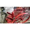 Image 2 : RED IRON ANTIQUE HARROW PLANT STAND