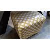 Image 2 : YELLOW POLKA DOT CUBE OTTOMAN