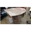 Image 1 : ROUND MARBLE TABLE AS IS