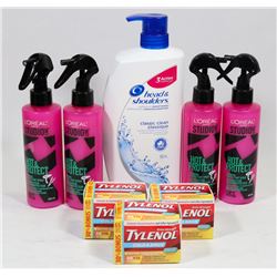 BAG OF MISC INCLUDING THERMAL HEAT PROTECTING