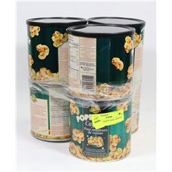 6 CANS OF POPPYCOCK CASHEWS.