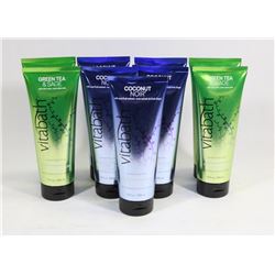 BAG OF ASSORTED VITABATH BODY WASH.