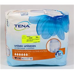 PACK OF MED SIZE TENA ULTIMATE ABSORBENCY UNISEX