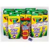 Image 1 : BAG OF CRAYOLA COLOUR PENCILS AND TUBE OF CRAYOLA