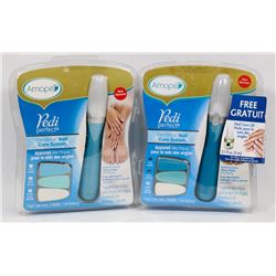 2 AMOPE PEDI PERFECT ELECTRONIC NAIL CARE SYSTEMS.