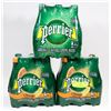 Image 1 : 18 BOTTLES OF PERRIER CARBONATED SPRING WATER.