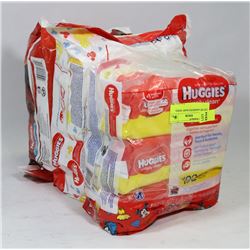LOT OF ASSORTED BABY WIPES.