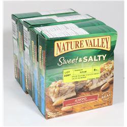 5 BOXES OF NATURE VALLEY SWEET AND SALTY ALMOND
