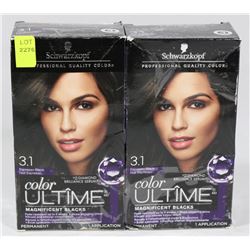 LOT OF TWO SCHWARZKOPF COLOR ULTIME