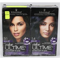 LOT OF TWO SCHWARZKOPF COLOR ULTIME