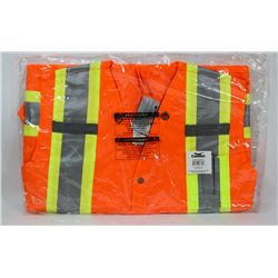 TWO CONDOR HI VIS SURVEYORS VESTS SIZE XL
