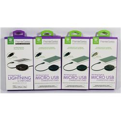 BAG OF PREMIER SERIES CHARGING ACCESSORIES.