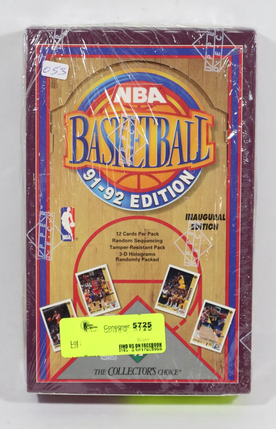 199192 UPPER DECK BASKETBALL FACTORY SEALED BOX Kastner Auctions