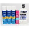 Image 1 : BAG OF ASSORTED HAIRSRPAY AND LISTERINE MOUTH WASH