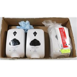 LOT OF 7 NEW TOUGH GUY SOAP DISPENSERS.