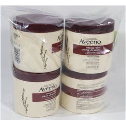 4 BOTTLES OF AVEENO INTENSE RELIEF MOISTURE REPAIR