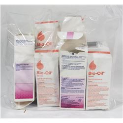 BAG OF BIO-OIL AND NIVEA ESSENTIALS DAY CREAM.