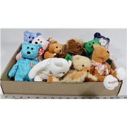 DOZEN RETIRED TY BEANIE BEARS
