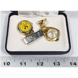 SET OF 2 VINTAGE PIN WATCHES
