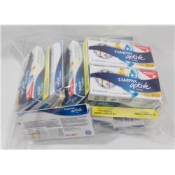 BAG OF TAMPAX ACTIVE TAMPONS