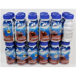 24 BOTTLES OF GLUCERNA CHOCOLATE MEAL REPLACEMENTS
