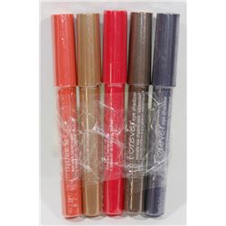 LOT OF 5 GOSH FOREVER EYESHADOW VARIOUS COLOURS/