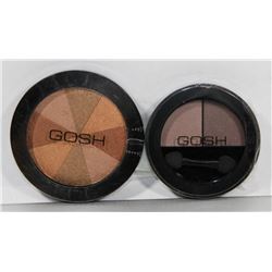 MIXED LOT OF GOSH EYESHADOW AND BLUSH MULTI-COLOUR